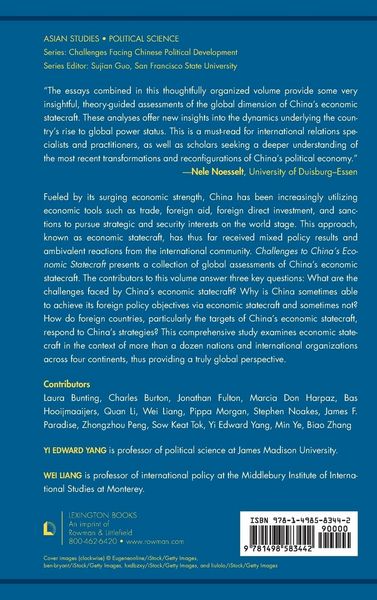 Produktbild: Challenges to China's Economic Statecraft