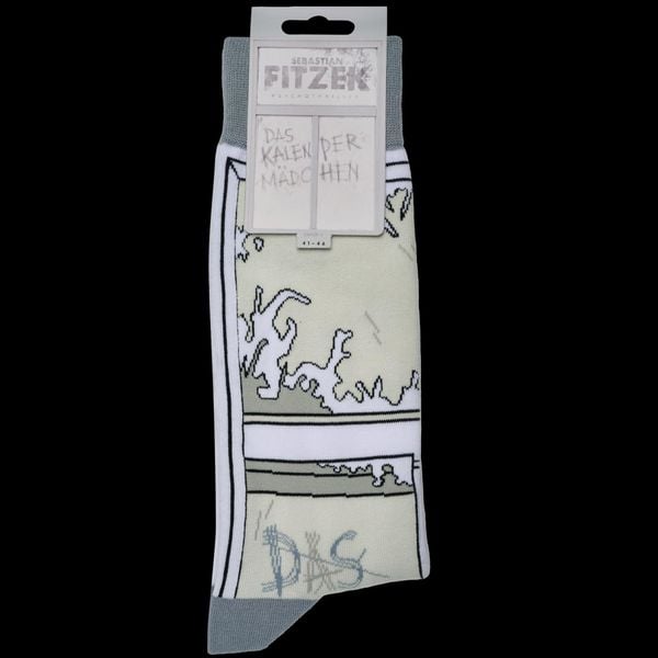 Produktbild: Sebastian Fitzek-Socken "Das Kalenderm&auml;dchen" Gr&ouml;&szlig;e 41 - 46