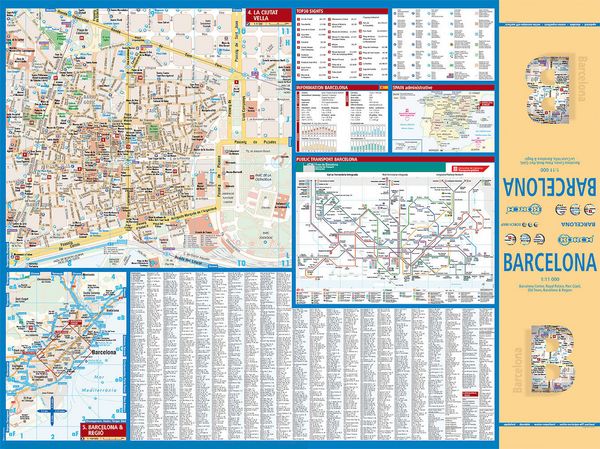 Produktbild: Barcelona, Borch Map