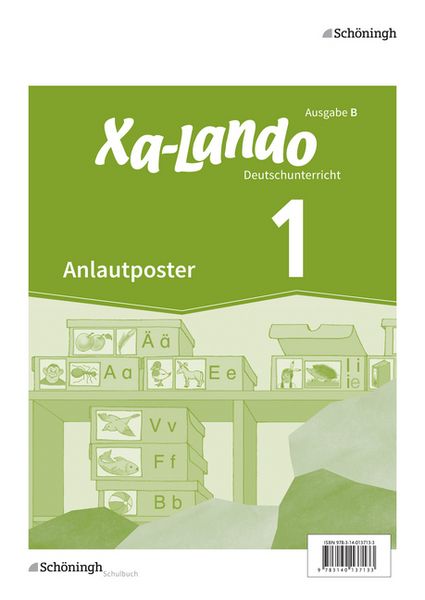 Produktbild: Xa-Lando Dt-Buch  Anlautposter Ausg. B / BW u. a.