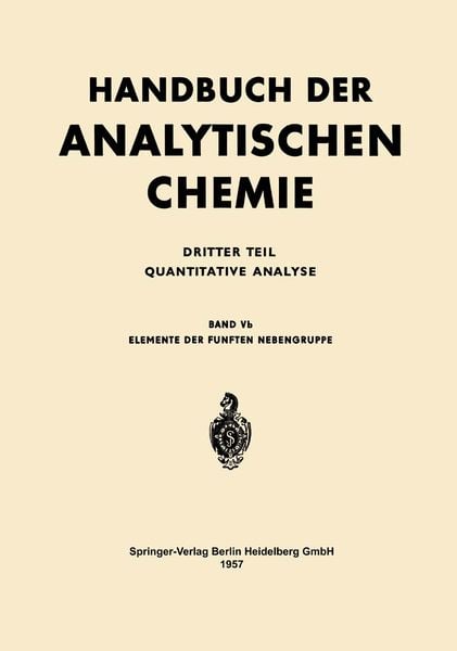 Produktbild: Elemente der F&uuml;nften Nebengruppe