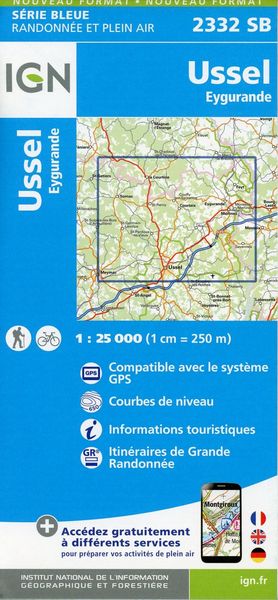 Produktbild: Ussel.Eygurande 1:25 000