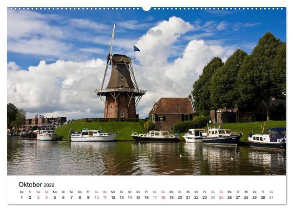 Produktbild: Friesland - Fryslan (hochwertiger Premium Wandkalender 2026 DIN A2 quer), Kunstdruck in Hochglanz