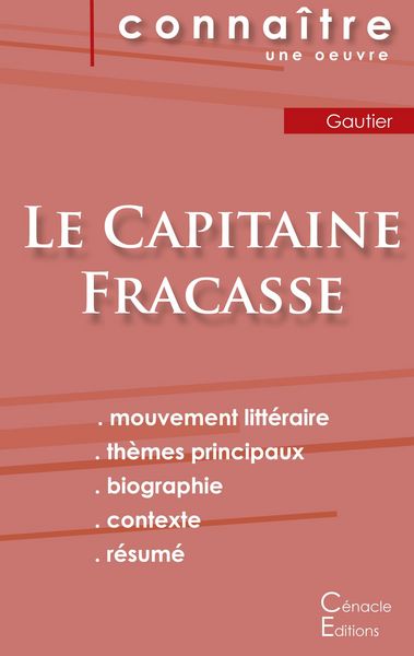 Produktbild: Fiche de lecture Le Capitaine Fracasse de Th&eacute;ophile Gautier (analyse litt&eacute;raire de r&eacute;f&eacute;rence et r&eacute;sum&eacute; complet)