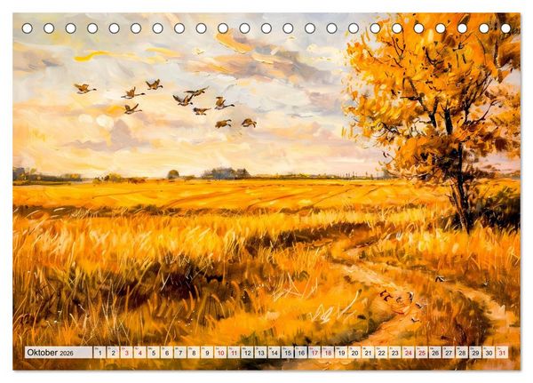 Produktbild: Sehnsucht nach Brandenburg - Zwischen Havel und Himmel (Tischkalender 2026 DIN A5 quer), CALVENDO Monatskalender