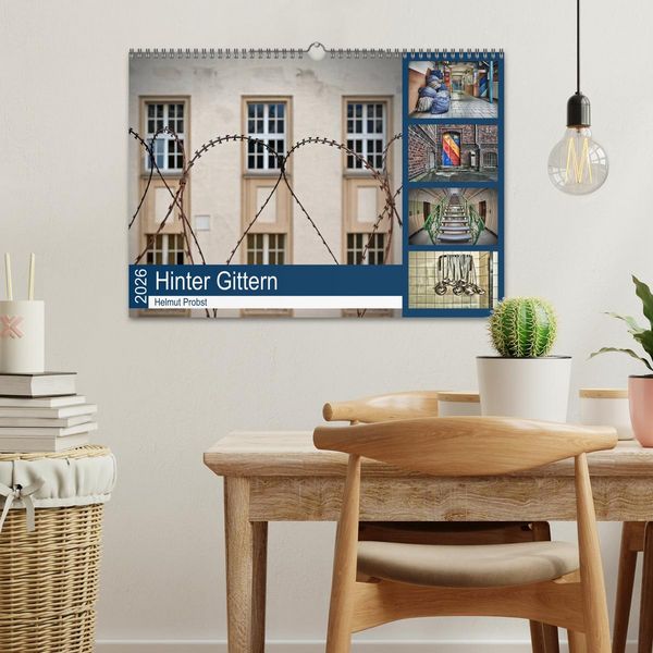 Produktbild: Hinter Gittern (Wandkalender 2026 DIN A3 quer), CALVENDO Monatskalender