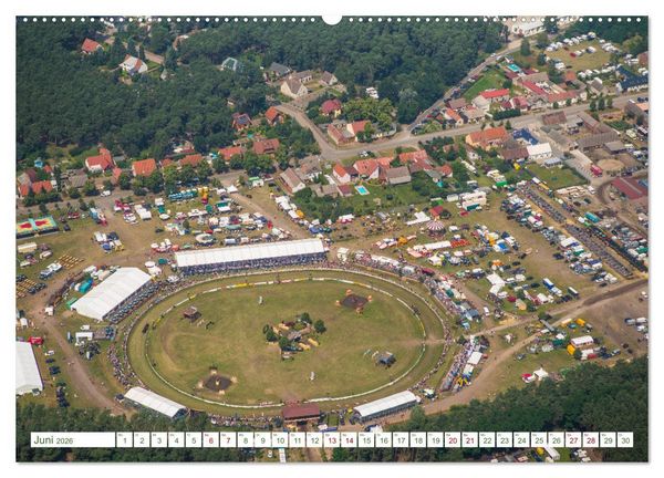 Produktbild: Der Fl&auml;ming aus der Vogelperspektive (Wandkalender 2026 DIN A2 quer), CALVENDO Monatskalender