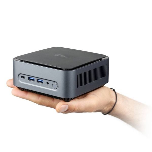 Produktbild: CSL Computer Mini PC Narrow Box Premium Intel&reg; N N200 3.7 GHz 8 GB RAM 500 GB SSD Intel UHD Graphics Win 11 Pro 90663