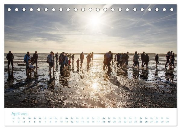 Produktbild: Mehr Nordsee (Tischkalender 2026 DIN A5 quer), CALVENDO Monatskalender