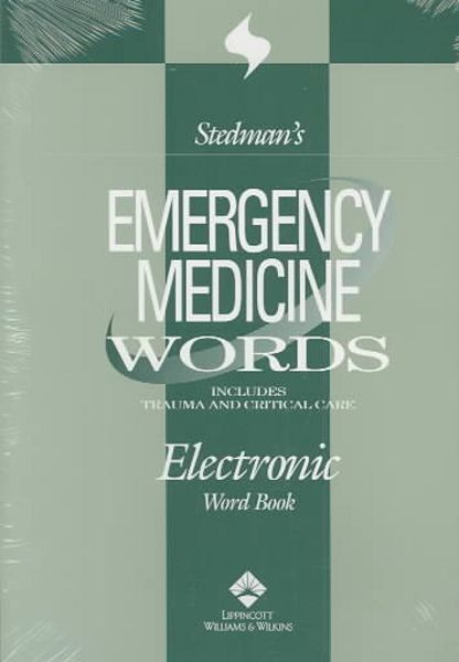 Stedman''s Emergency Medicine Words on Cd-Rom