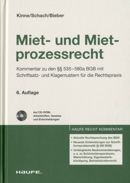 Produktbild: Miet- und Mietprozessrecht