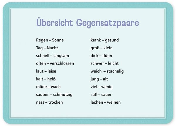 Produktbild: Das kann ich schon - Gegens&auml;tze erkennen