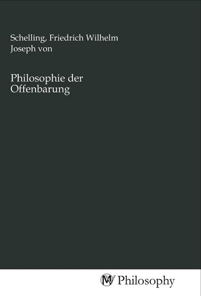 Produktbild: Philosophie der Offenbarung