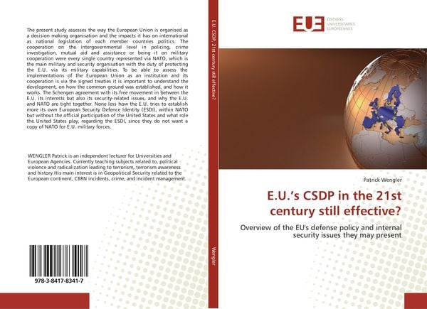 Produktbild: E.U.'s CSDP in the 21st century still effective?