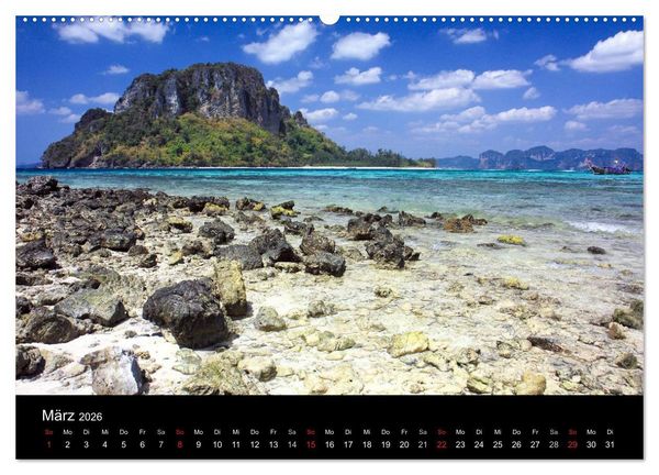 Produktbild: Tropenparadies Thailand 2026 (Wandkalender 2026 DIN A2 quer), CALVENDO Monatskalender