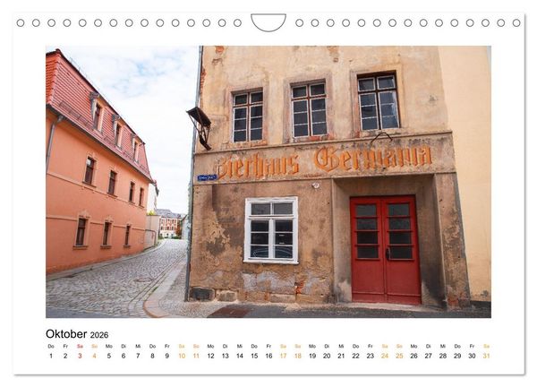 Produktbild: Fugen, Falten, Fassaden &ndash; Zittaus stille Zeugen (Wandkalender 2026 DIN A4 quer), CALVENDO Monatskalender