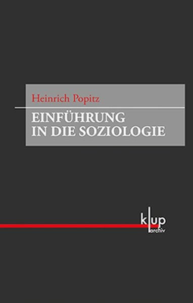Produktbild: Einf&uuml;hrung in die Soziologie