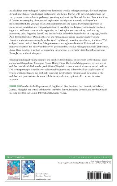 Produktbild: Translingual Creative Writing Theory, Practice, and Pedagogy