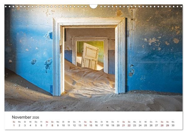 Produktbild: Kolmannskuppe Die Geisterstadt in der Sandw&uuml;ste (Wandkalender 2026 DIN A3 quer), CALVENDO Monatskalender