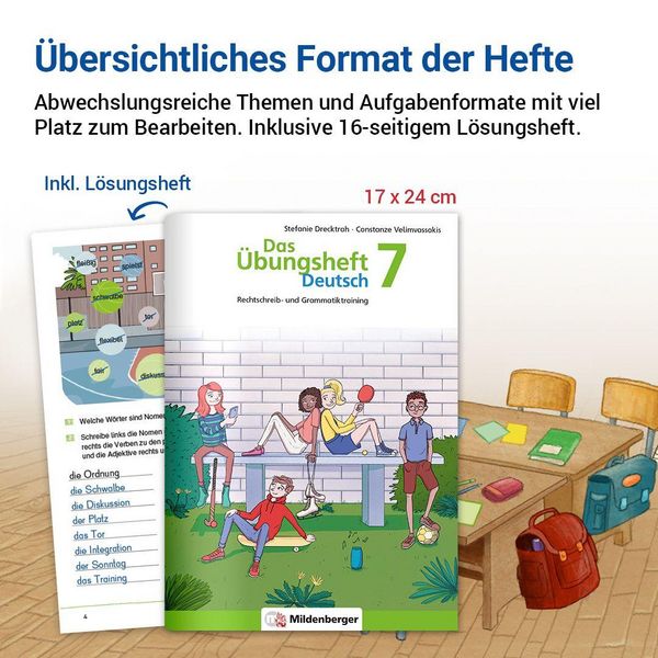 Produktbild: Das &Uuml;bungsheft Deutsch 7