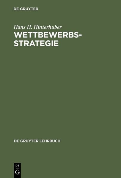 Produktbild: Wettbewerbsstrategie
