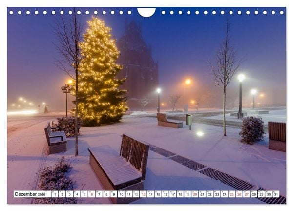 Produktbild: Prenzlau - im Wandel der Jahreszeiten (Wandkalender 2026 DIN A4 quer), CALVENDO Monatskalender