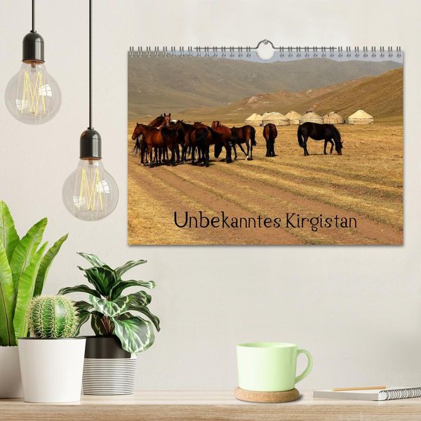 Produktbild: Unbekanntes Kirgistan (Wandkalender 2026 DIN A4 quer), CALVENDO Monatskalender