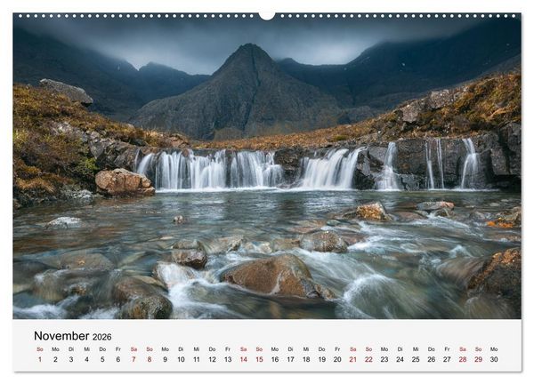Produktbild: Naturschauspiel Wasserfall: Europas flie&szlig;ende Kunstwerke (Wandkalender 2026 DIN A2 quer), CALVENDO Monatskalender