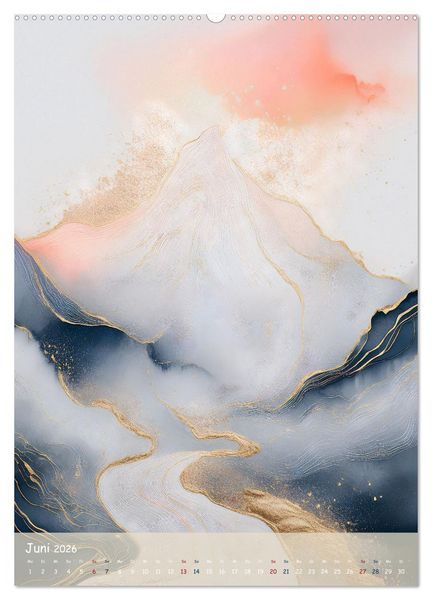 Produktbild: Mystische Berge (Wandkalender 2026 DIN A2 hoch), CALVENDO Monatskalender