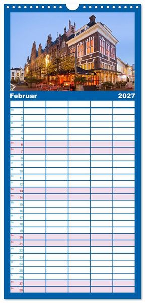 Produktbild: Familienplaner 2027 - ARNHEM mit 5 Spalten (Wandkalender, 21 x 45 cm) CALVENDO