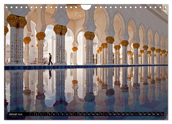Produktbild: Emirat Abu Dhabi (Wandkalender 2026 DIN A4 quer), CALVENDO Monatskalender