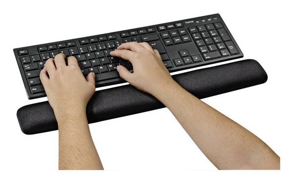 Produktbild: HAMA Handgelenkauflage Ergonomic, schwarz