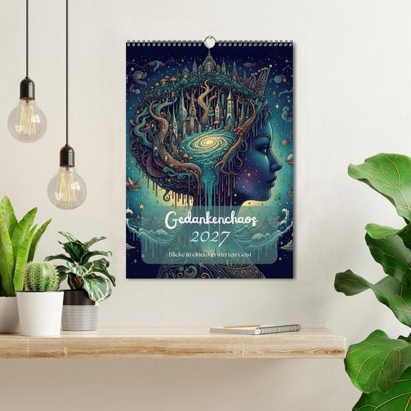 Produktbild: Gedankenchaos - Blicke in einer verwirrten Geist (Wandkalender 2027 DIN A3 hoch), CALVENDO Monatskalender