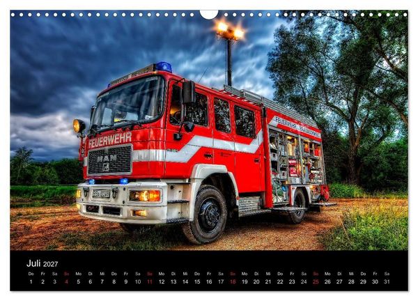 Produktbild: Einsatzfahrzeuge (Wandkalender 2027 DIN A3 quer), CALVENDO Monatskalender