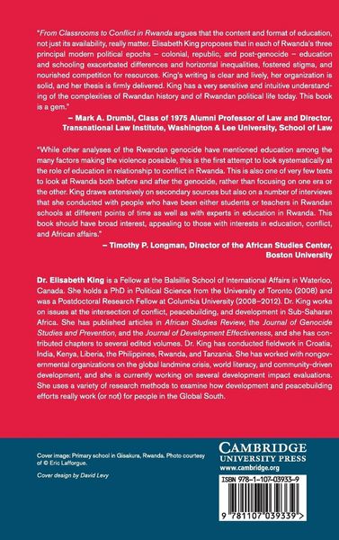 Produktbild: From Classrooms to Conflict in Rwanda