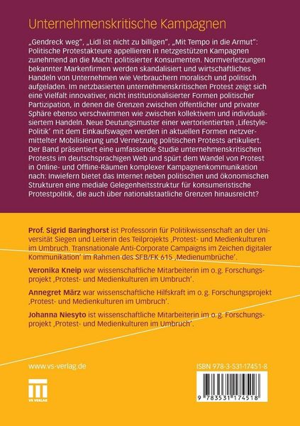 Produktbild: Unternehmenskritische Kampagnen
