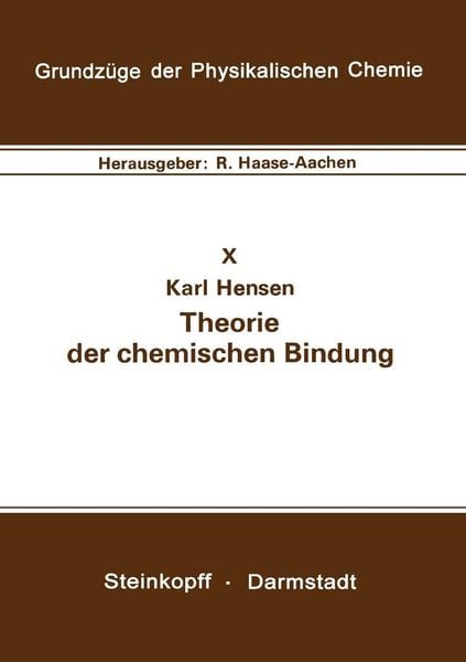 Produktbild: Theorie der chemischen Bindung