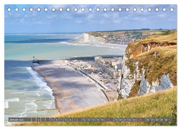 Produktbild: Traumreisen Normandie (Tischkalender 2026 DIN A5 quer), CALVENDO Monatskalender