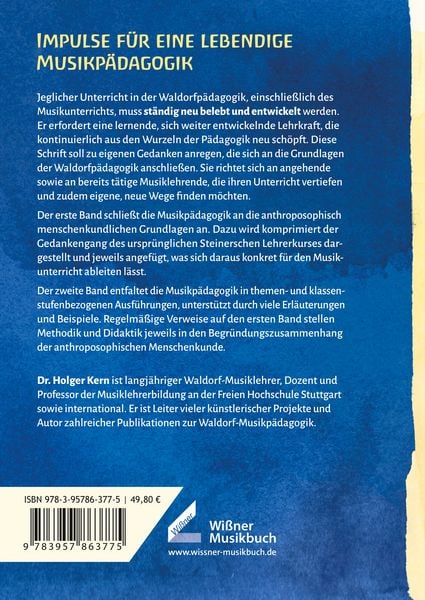 Produktbild: Musikunterricht aus Menschenkunde