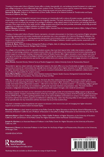 Produktbild: Creating a Campus-Wide Culture of Student Success