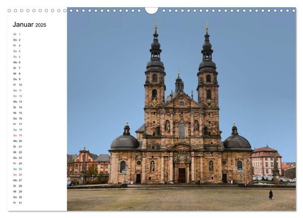 Fulda - die Barockstadt (Wandkalender 2025 DIN A3 quer), CALVENDO Monatskalender
