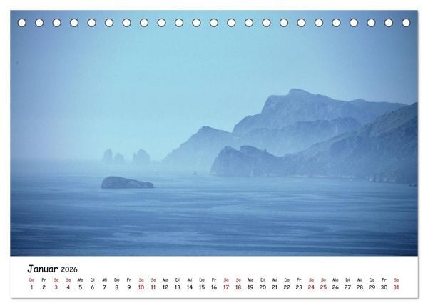 Produktbild: S&uuml;ditalien - Von Kampanien nach Apulien (Tischkalender 2026 DIN A5 quer), CALVENDO Monatskalender