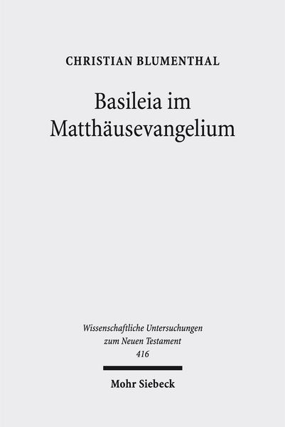 Produktbild: Basileia im Matth&auml;usevangelium
