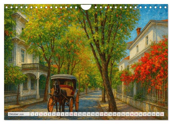 Produktbild: Sehenswertes in Istanbul - Die Sprache der Farben (Wandkalender 2026 DIN A4 quer), CALVENDO Monatskalender