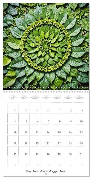 Produktbild: Mandalas of Mother Earth (Wall Calendar 2026 12 &times; 12 Inch) CALVENDO 12 Month Wall Calendar