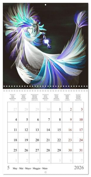 Produktbild: Digital fantasy (Wall Calendar 2026 12 &times; 12 Inch) CALVENDO 12 Month Wall Calendar