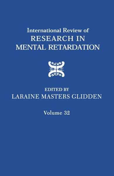 Produktbild: International Review of Research in Mental Retardation