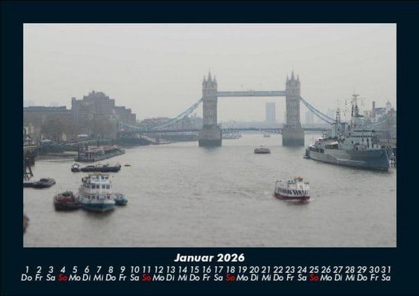 Produktbild: London 2026 Fotokalender DIN A5