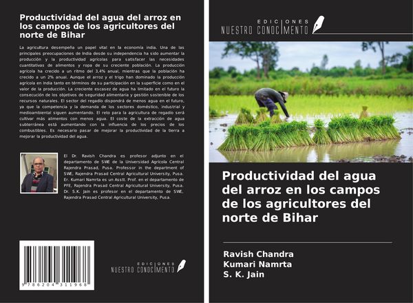 Produktbild: Productividad del agua del arroz en los campos de los agricultores del norte de Bihar