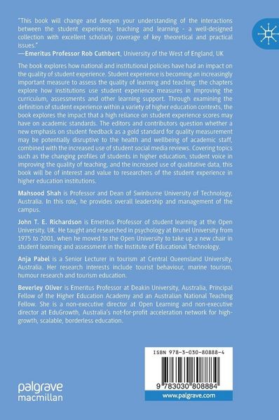 Produktbild: Assessing and Enhancing Student Experience in Higher Education